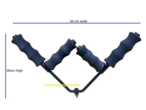 Double padded pole - pole, fishing
